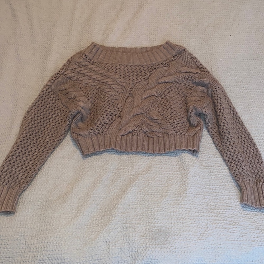 Crop sweater